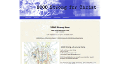 Desktop Screenshot of 2000strong.us
